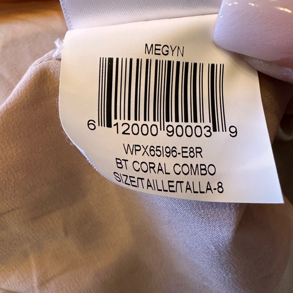 BCBGMaxAzria NWT size 8 Megyn coral combo lace mini dress - Picture 13 of 16